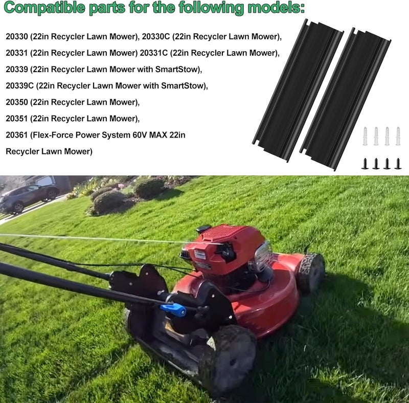 Rvanv 115-8420 144-6431 Trailing Shield for Toro 22" Recycler Lawn Mowers / 22” Walk Behind Lawn Mower, Compatible with 20330, 20330C, 20339C, 20331, 20350, 20331C, 20339, 20351, 20378, 20954, 20370 (2PCS) - Image 4